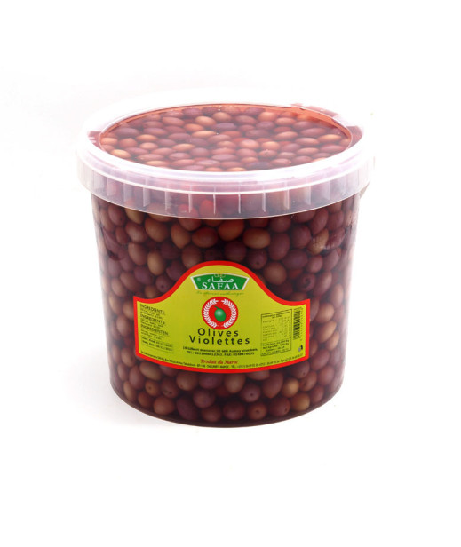 OLIVES SAFAA - TAILLADEES VIOLETTES - 7.5 KG